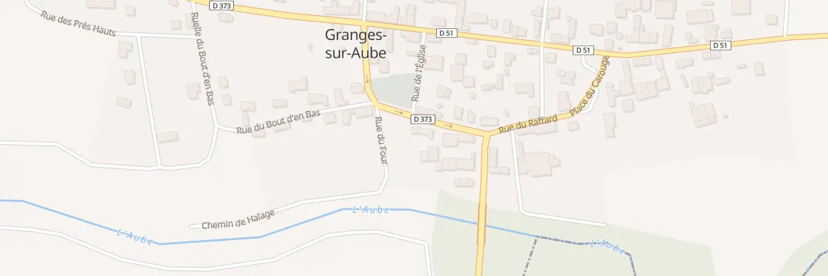 Plan du 10 Rue du Raffard à Granges-sur-Aube