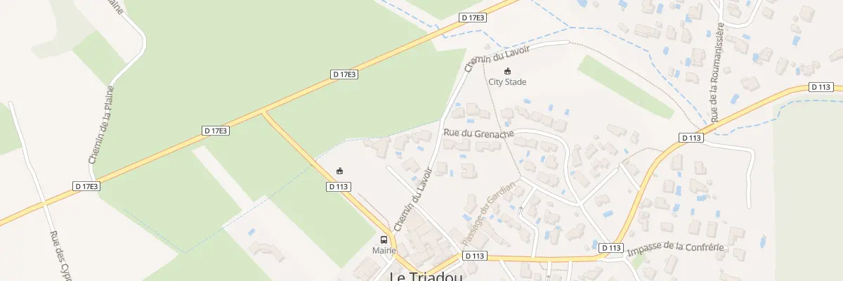 Plan du 109 Chem du Lavoir au Triadou