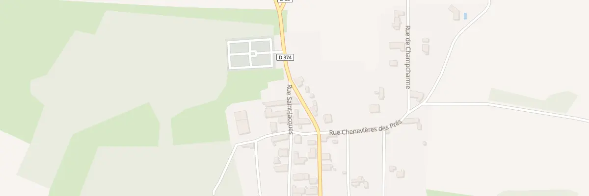 Plan du 28 Rue Saint Jacques à Maraye-en-Othe