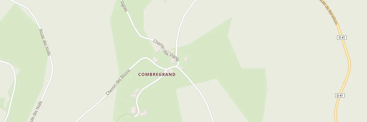 Plan du 5017A Combregrand Nord à Saint-Rirand