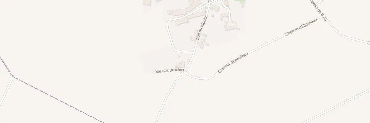 Plan du 2 Rue des Broches à Goudelancourt-lès-Pierrepont
