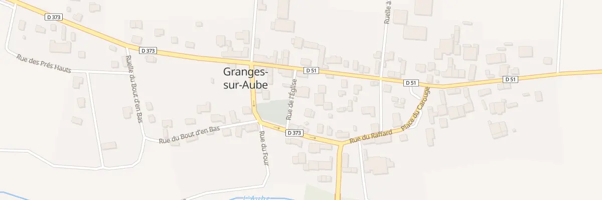 Plan du 3 Rue de l’Eglise à Granges-sur-Aube