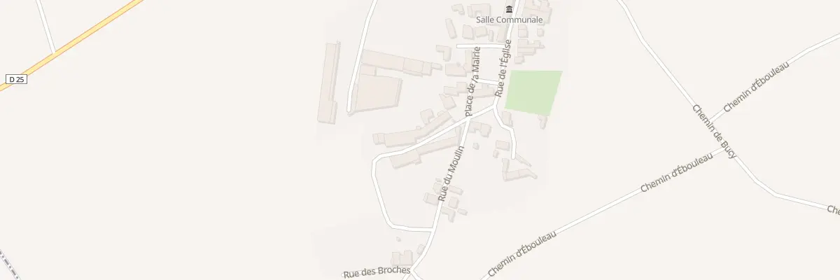 Plan du 37 Rue de l’Eglise à Goudelancourt-lès-Pierrepont