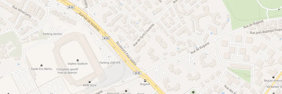 Plan du 1415 Rue de Font-Couverte à Montpellier