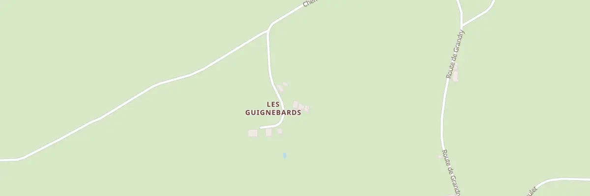 Plan du 379 Che des Guignebards à Sermages