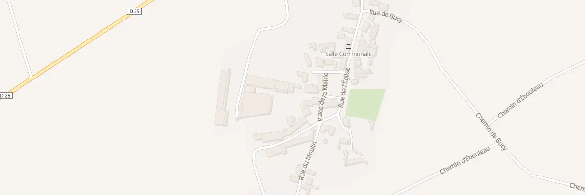 Plan du 7 Pl de la Mairie à Goudelancourt-lès-Pierrepont