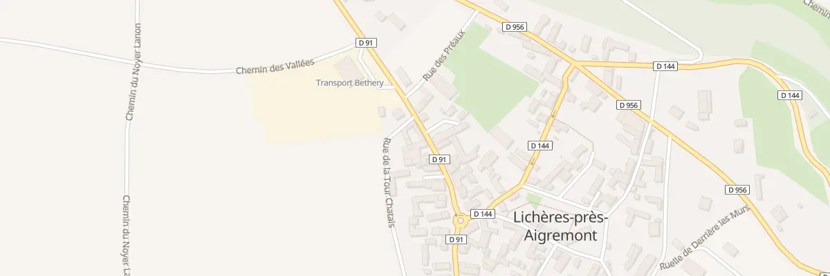 Plan du 15 Rte de Chablis à Lichères-près-Aigremont