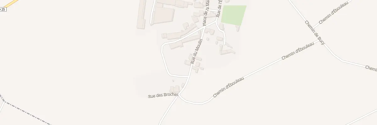 Plan du 4 Rue du Moulin à Goudelancourt-lès-Pierrepont