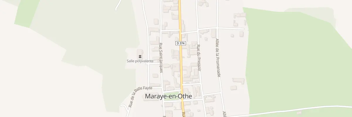 Plan du 21 Rue de la Forêt d’Othe à Maraye-en-Othe