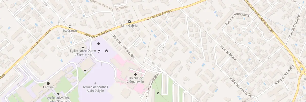 Plan du 12 Rue des Fraisiers à Montpellier