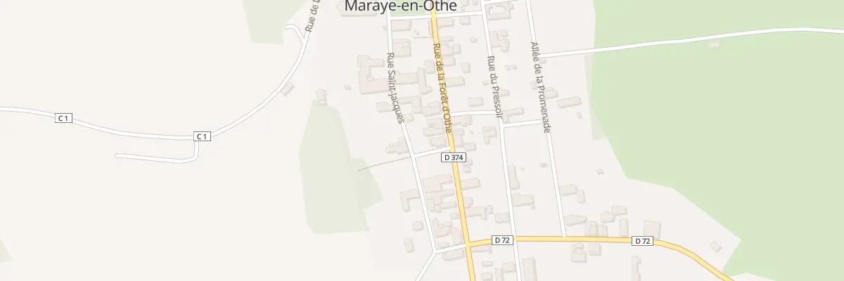 Plan du 9 Rue de la Forêt d’Othe à Maraye-en-Othe