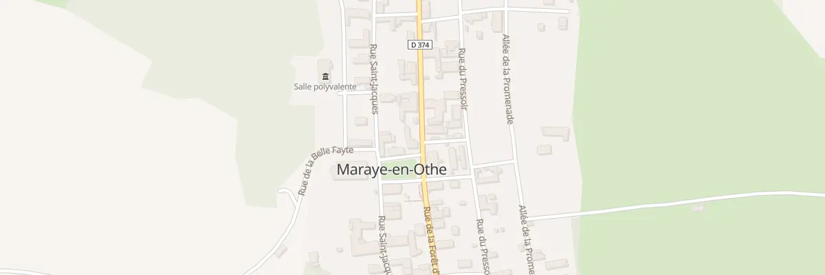 Plan du 17 Rue de la Forêt d’Othe à Maraye-en-Othe