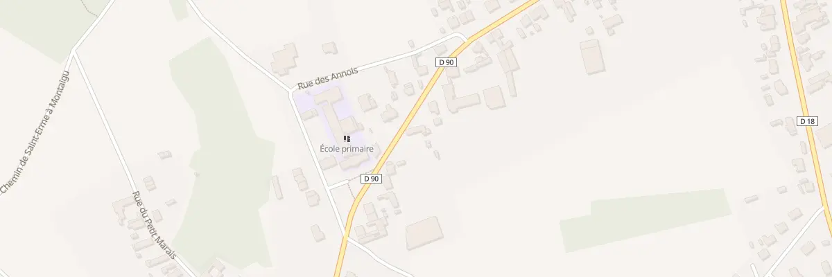 Plan du 45 Av de la Gare à Saint-Erme-Outre-et-Ramecourt