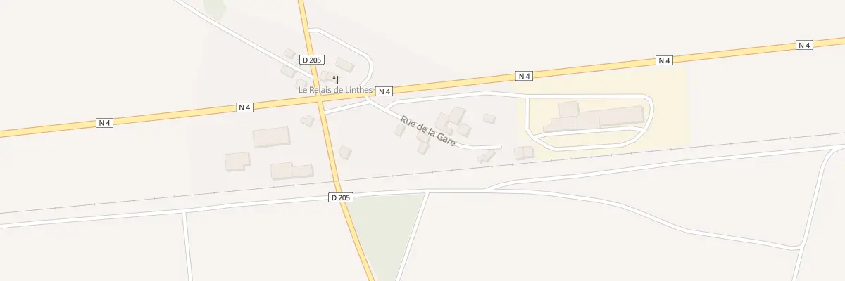Plan du 126 Rue de la Gare à Linthes