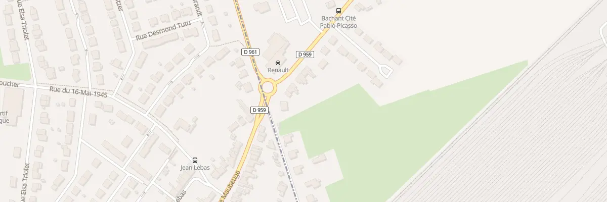 Plan du 4 Rue de Maubeuge à Bachant