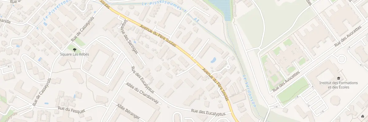 Plan du 1463 Av du Père Soulas à Montpellier