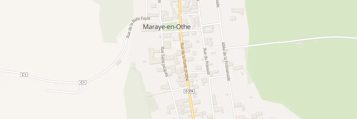 Plan du 15 Rue de la Forêt d’Othe à Maraye-en-Othe