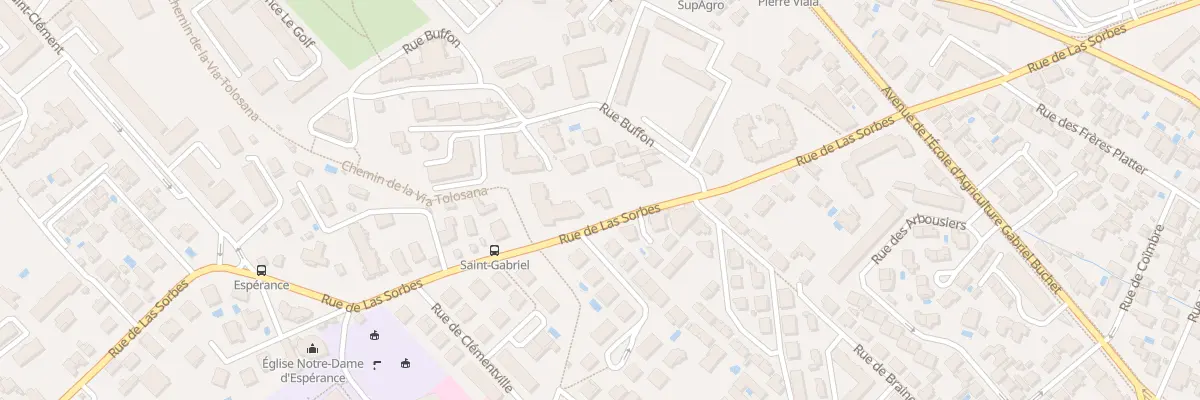 Plan du 920 Rue de Las Sorbes à Montpellier