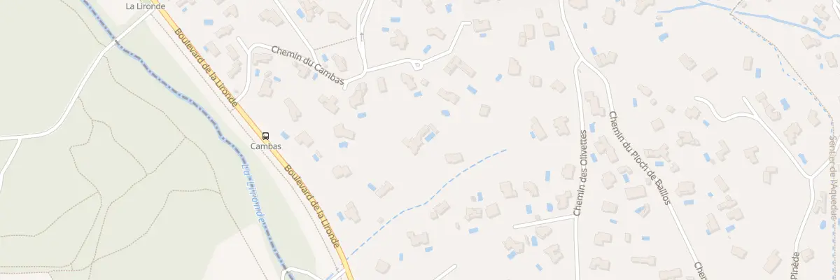 Plan du 986 Bd de la Lironde à Montferrier-sur-Lez