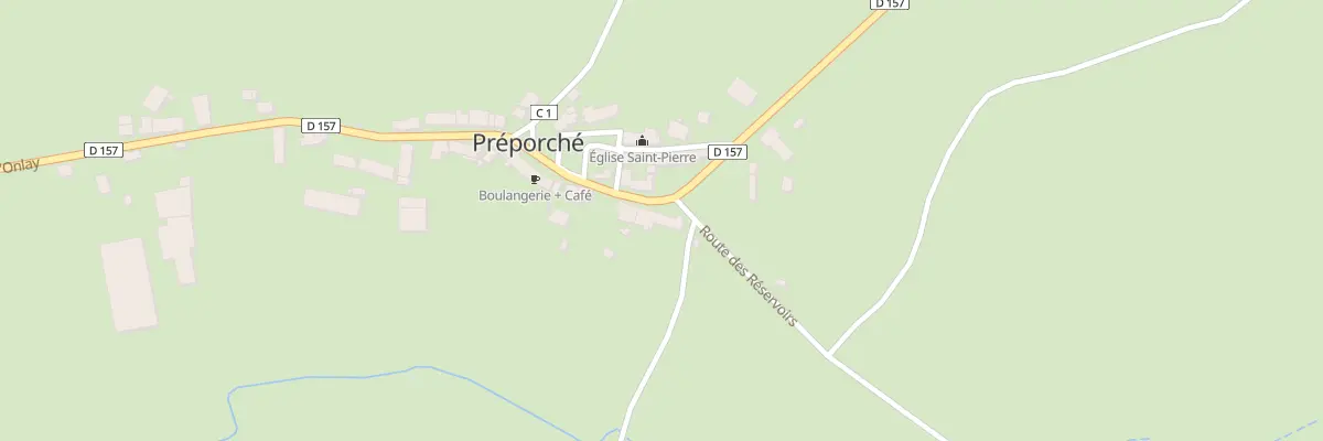 Plan du 1032 Rte d’Onlay à Préporché