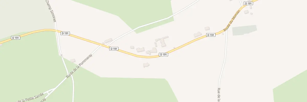 Plan du 9 Rte du Morvan à Savigny-Poil-Fol