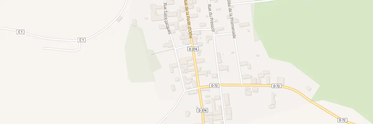 Plan du 7 Rue de la Forêt d’Othe à Maraye-en-Othe