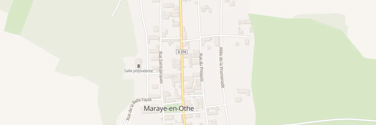 Plan du 26 Rue de la Forêt d’Othe à Maraye-en-Othe