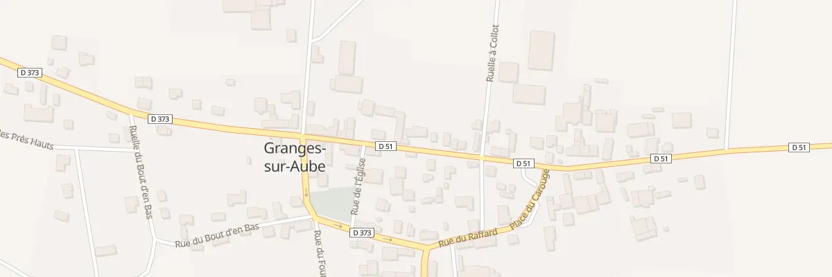 Plan du 11 Rue de la Mairie à Granges-sur-Aube