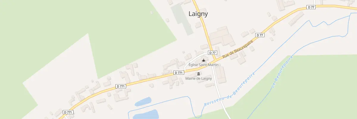 Plan du 6 Rue de Voulpaix à Laigny