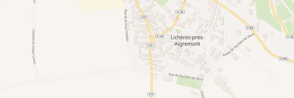Plan du 10 Rte de Nitry à Lichères-près-Aigremont