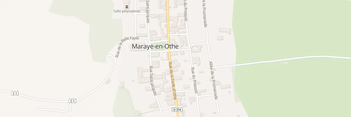 Plan du 18 Rue de la Forêt d’Othe à Maraye-en-Othe
