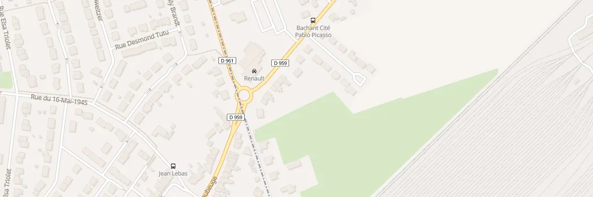 Plan du 12 Rue de Maubeuge à Bachant