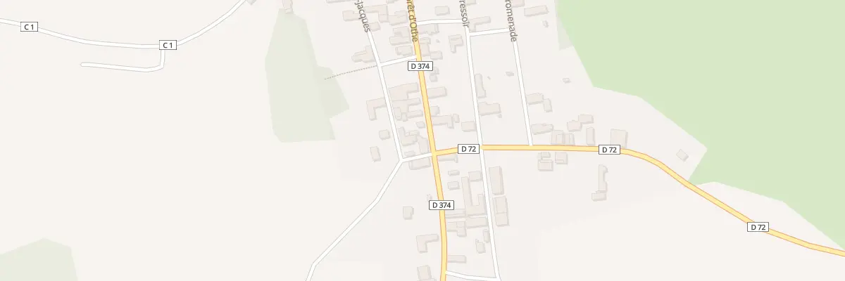 Plan du 1 Rue de la Forêt d’Othe à Maraye-en-Othe