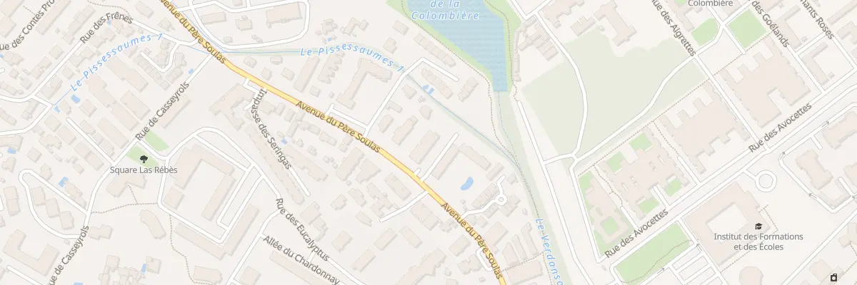 Plan du 1454 Av du Père Soulas à Montpellier