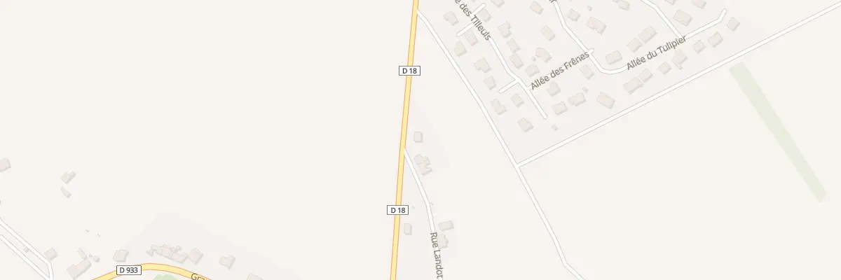 Plan du 1 Rue Landot à Étoges
