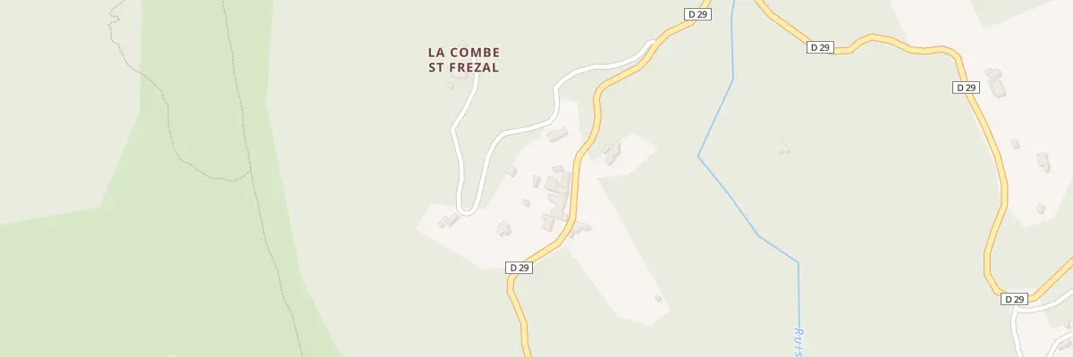 Plan du 5122 La Ponge à Ventalon en Cévennes
