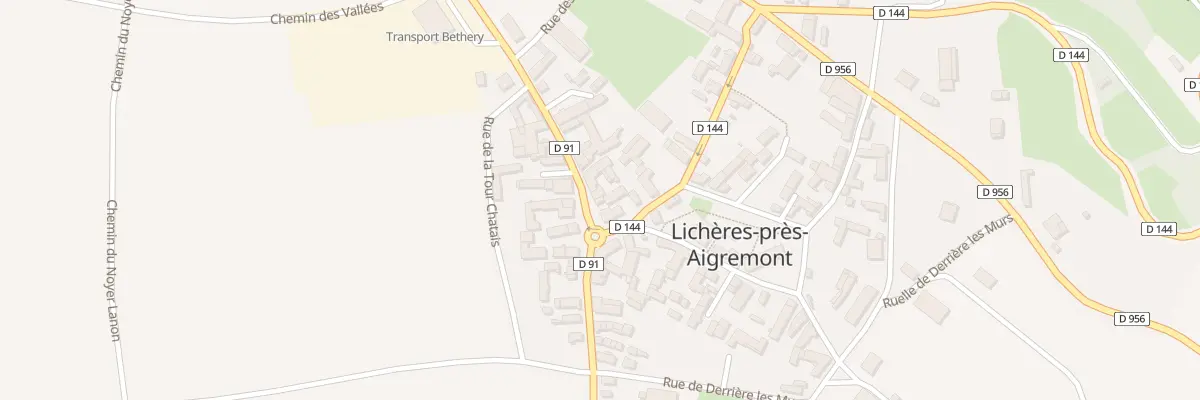 Plan du 2 Rte de Chablis à Lichères-près-Aigremont