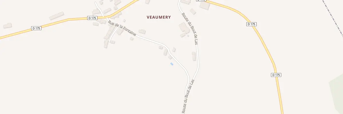 Plan du 164 Veaumery à Blismes