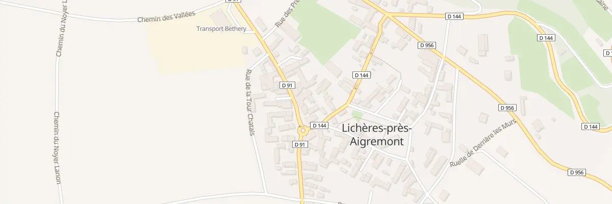 Plan du 4 Rte de Chablis à Lichères-près-Aigremont