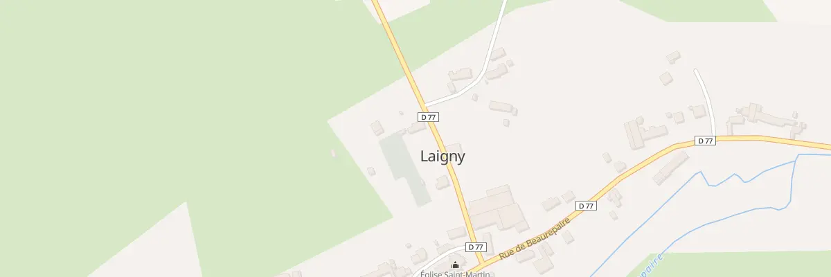 Plan du 3 Rue d’Haution à Laigny