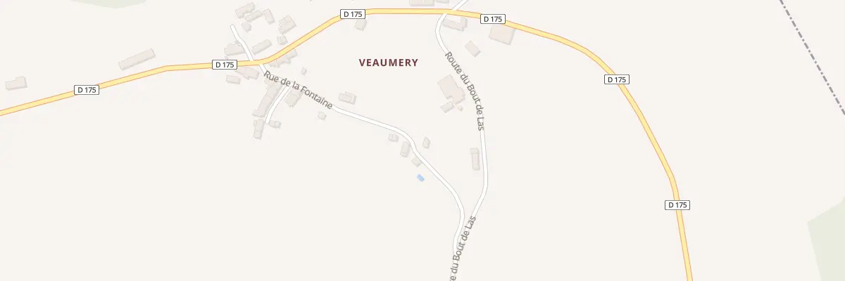Plan du 166 Veaumery à Blismes