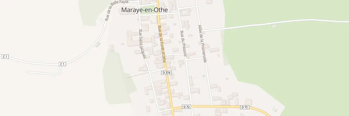 Plan du 8 Rue de la Forêt d’Othe à Maraye-en-Othe