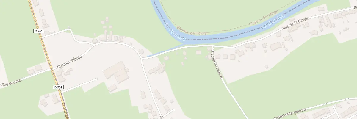 Plan du 59 Rue de la Cavée à Bachant