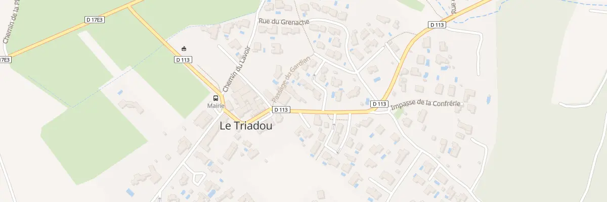 Plan du 5341 La Confrerie au Triadou