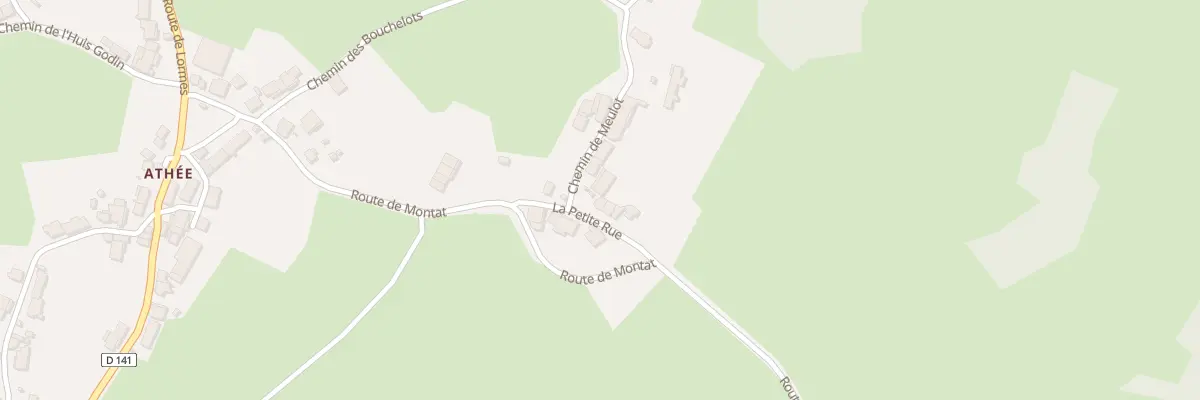 Plan du 3 La Petite Rue à Saint-André-en-Morvan