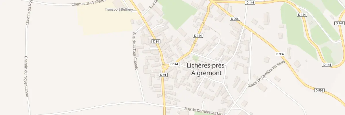 Plan du 1 Pl de la Mairie à Lichères-près-Aigremont