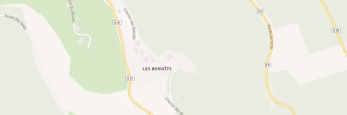Plan du 189 Imp des Benoits à Saint-Rirand