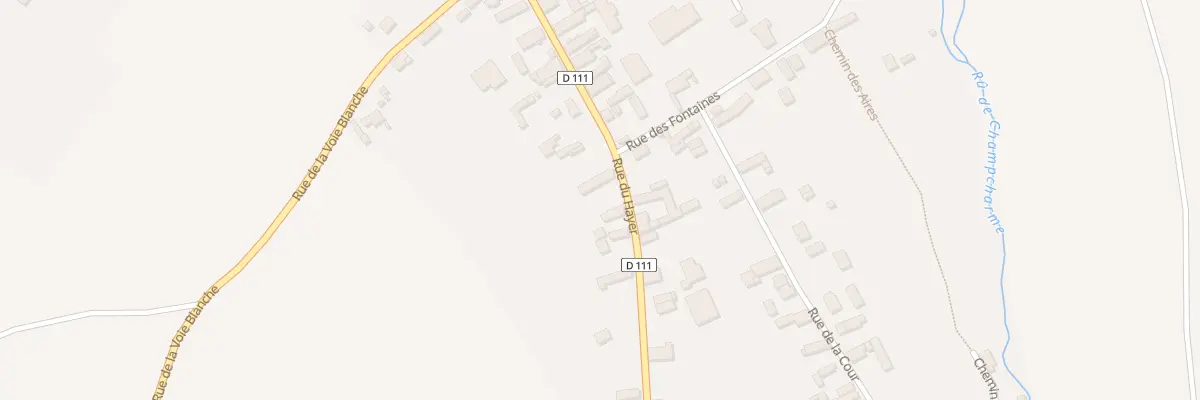 Plan du 16 Rue du Hayer à Chennegy