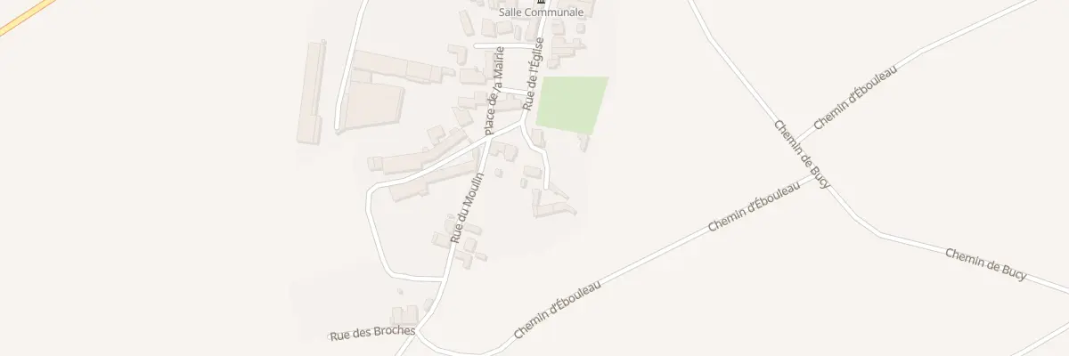 Plan du 2 Rue du Château à Goudelancourt-lès-Pierrepont