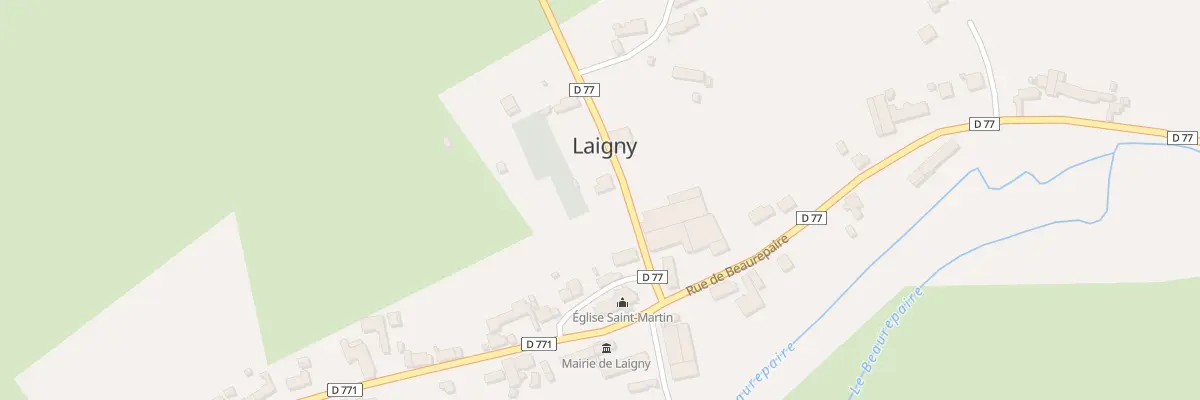Plan du 1 Rue d’Haution à Laigny